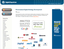 Tablet Screenshot of digitaldeparture.com